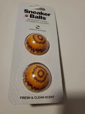 Sneaker Balls Tie Dye Shoe Freshener - Yellow/Orange/Purple NEW Fresh & Clean