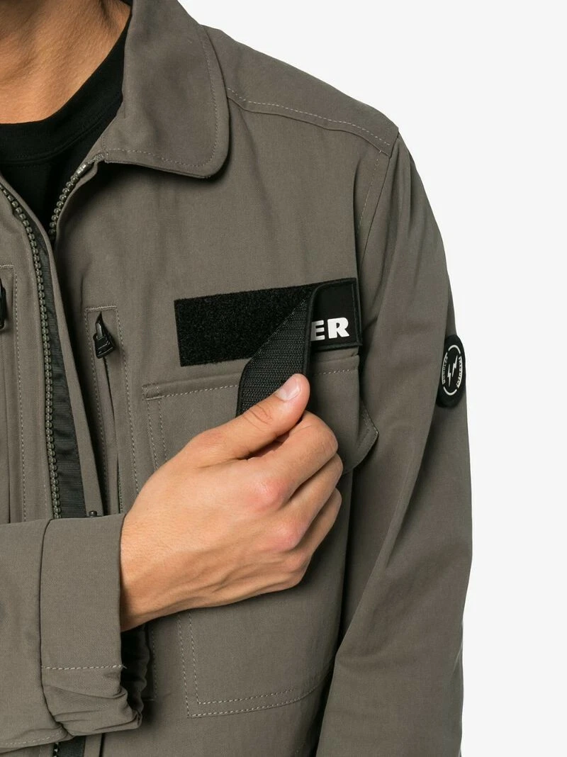 New Rare 7 Moncler Fragment Hiroshi Fujiwara Davis Military Jacket Down sz 3