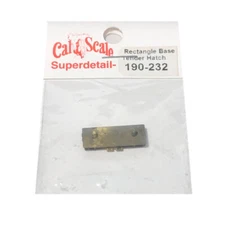 NEW Cal Scale 190-232 Tender Water Hatch Rectangular HO Scale