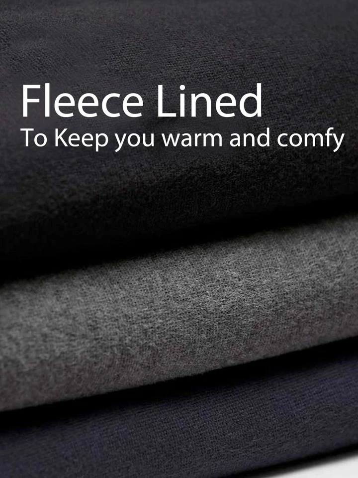 3-Pack Women's Winter Warm High Waist Fleece Lined Leggings Thermal Pants - Image 3 of 4