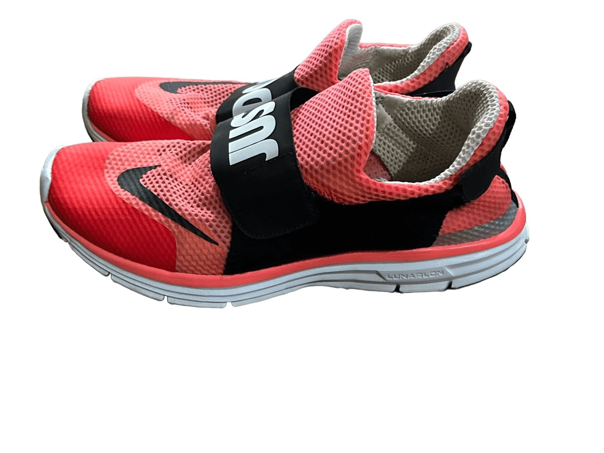 下のみ！FCRB ナイキ　ソフ　ブリ　just do it ビッグスウッシュ RARE Nike Lunarfly 306 JUST DO IT Light Crimson White Black Sz 9.5