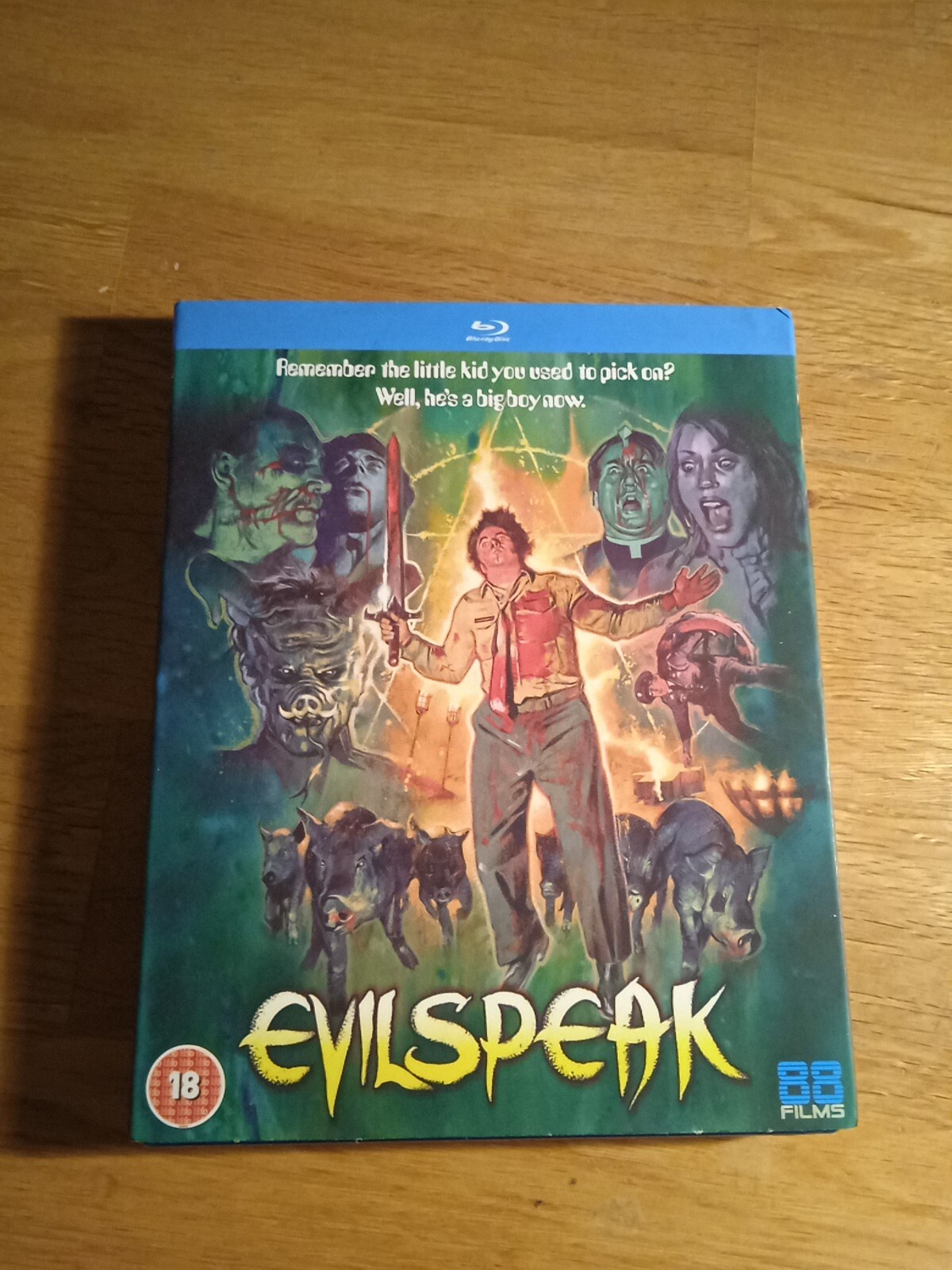 Evilspeak Blu-ray 2016 Uncut 88 Films 1980s With Slipcase - Region B - LIKE NEW
