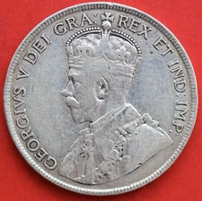 1916 Canada 50 Cents - F/VF - Lot#11498