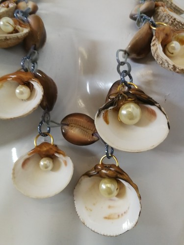 jewelry woman fashion necklace pendant sea conch shell pearl oyster luxury brand - Picture 11 of 24