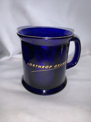 Northrop Grumman Mug Recognizer Excellent Through People Cobalt Blue
