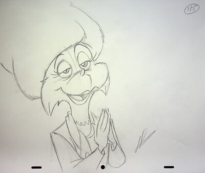 Green Eggs Ham Production Art LEN SIMON Hand Drawn Layout