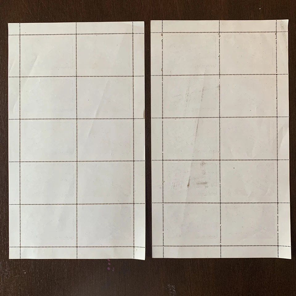 LOTE DE 2 HOJAS DE SELLOS MANAMA AJMAN COMPLETAS SIN USAR APOLLO 13 Foto 4 de 4