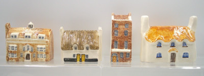 John Putnam's Heritage Houses (4er Set) Landhaus Haus Ornamente