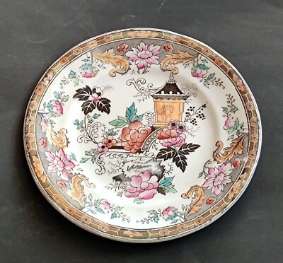 Lot D'assiettes à Dessert Luneville - Porcelaine Française, Motif Floral (occasion)