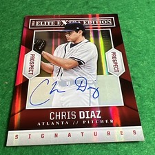 2014 Panini Elite Extra Edition - Prospects signatures Chris Diaz /699 #88