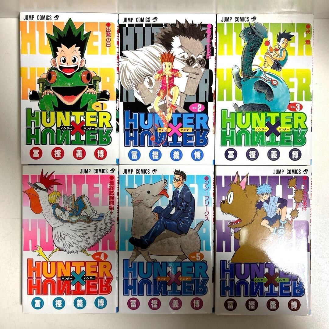 Used Hunter x Hunter Vol.1-37 Complete Full set Manga Comics in