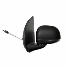 For Fiat Panda 2012-2017 Cable Manual Door Wing Mirror Black Cover Left Side