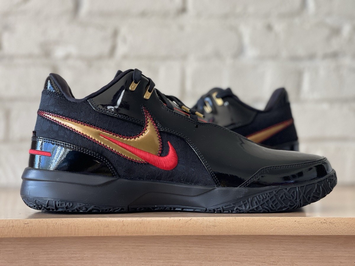 Nike Zoom Lebron NXXT GEN AMPD Black/Metallic Gold Basketball Men