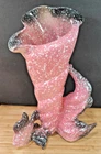 Vintage HULL EBB TIDE Fish And Shell Pottery Vase. 11" Tall EUC