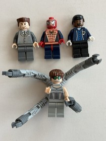 LEGO Spider Man Spiderman Doc Ock's Fusion Lab 4857 Rare Figures
