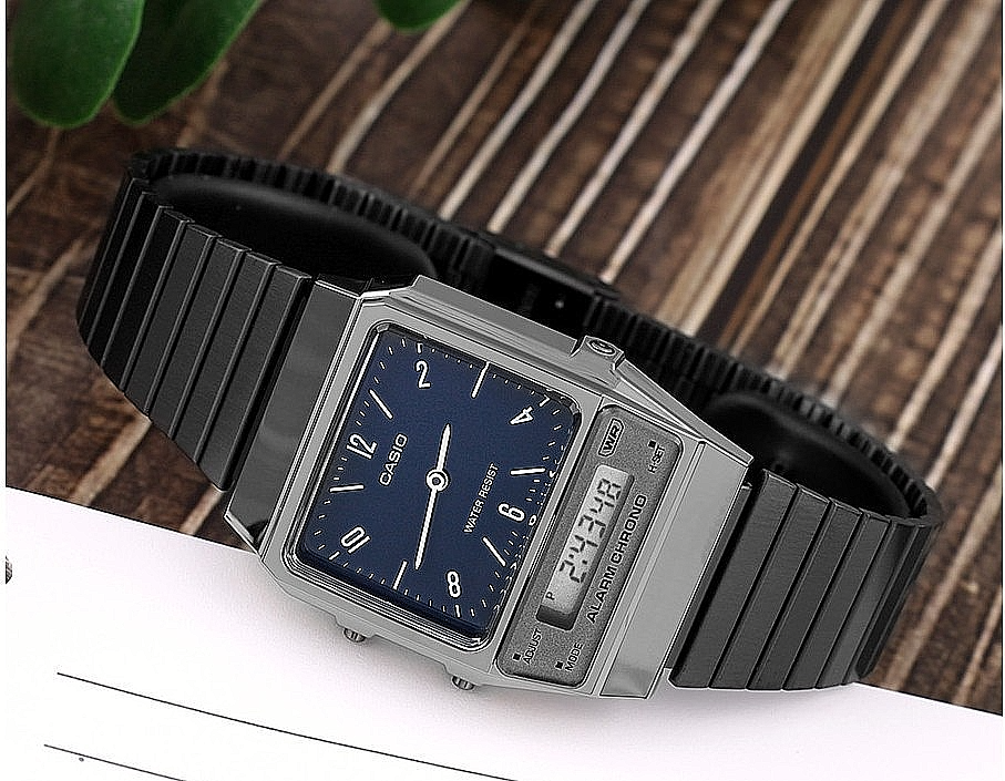 Casio Vintage Analog-Digital Alarm Chrono Dual Time AQ-800EB-2A