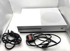 MICROSOFT XBOX ONE S CONSOLE 500GB WHITE SYSTEM ONLY DISC EDITION TESTED