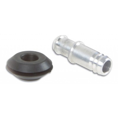 Vibrant For Aluminum Vacuum Hose Fitting 10mm 2/5in O.D. includes Rubber Grommet