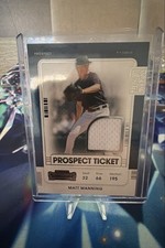 2021 Panini Contenders - Prospect Ticket Jersey Matt Manning #PTJ-MM (MEM)