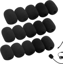 40 Pcs Lapel Microphone Windscreen,Headset Windscreen, Mic Foam Covers Lavalier