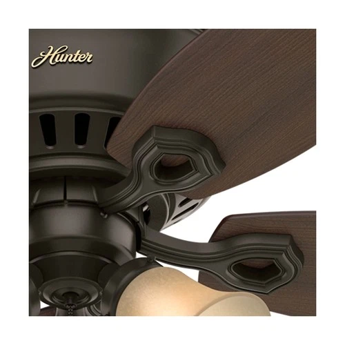 Hunter 52 inch Indoor Ceiling Fan with LED Lights - Bronze Ceiling Fan with P... - Picture 7 of 12