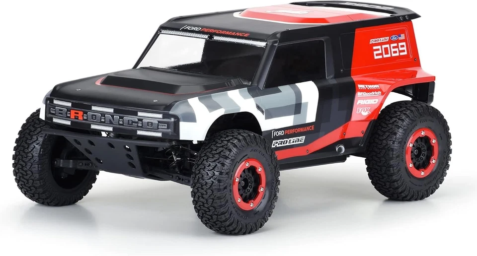 Ford Bronco R Pro-line Racing 1/10 carrocería transparente recorrido corto PRO358600 Foto 3 de 4