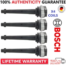 x4 OEM BOSCH 0221604014, 22448-ED800 Ignition Coils For 2007-2012 Nissan Sentra