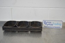 3 Strap loaf Tin Well seasoned, each tin 17cm L x 12cm W x 6cm Deep  FREE P+P