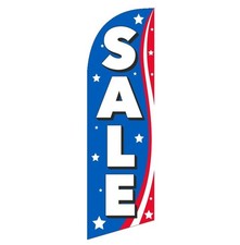 FFN 6ft Sale blue Advertising Feather Banner Swooper Flag Sign for...
