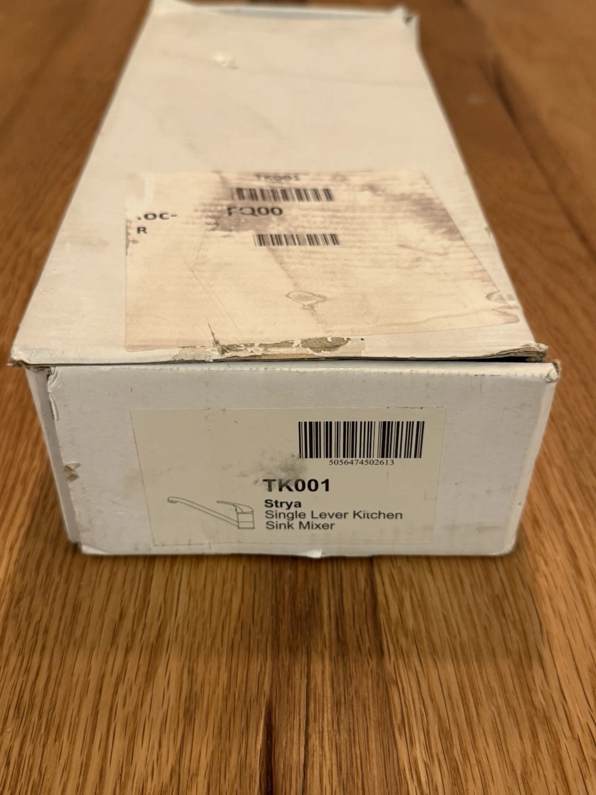 Trisen Styra TK001 Kitchen Tap Single Lever Mixer Sink Handle Chrome - New 3