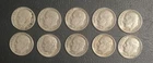 90% Silver U.S. Coins $1 FV Lot of 10 Roosevelt Dimes 1960 and 1962 Denver Mint