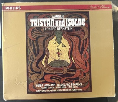 WAGNER / BERNSTEIN / BEHRENS : Tristan Und Isolde (CD) VG - BOX SET - W/ BOOKLET