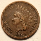 Indian Head Cent; 1865 fancy 5 circulated; C