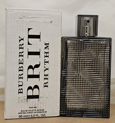 Burberry Brit Rhythm Intense 90ml 3 oz Eau De Toilette Spray for Men