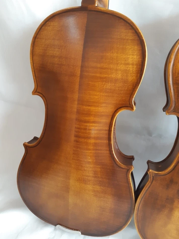 VIOLIN STRADIVARIUS COPY HANDCRAFTED SCSM Very Beautiful tone and real flame  SC - Image 2 of 4