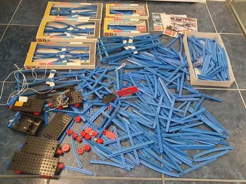 Lego System Classic Vintage Train Tracks & Accessories 60s Old 60s Original Box