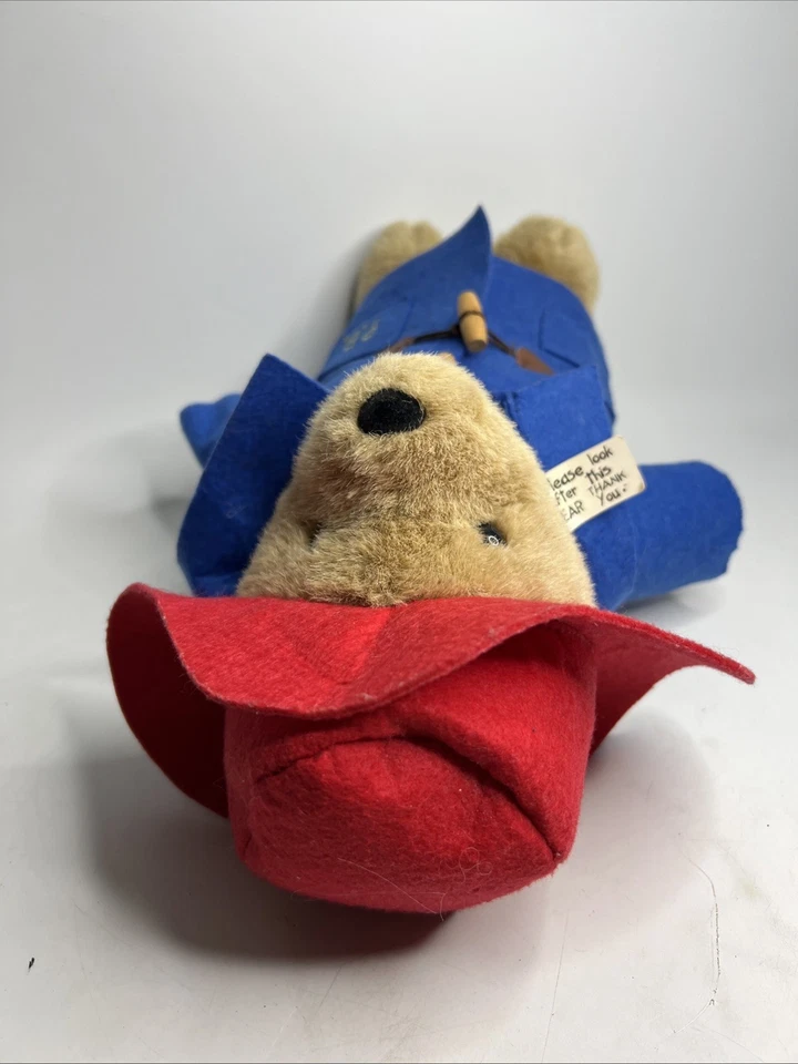 PADDINGTON BEAR SMALL SOFT PLUSH 2015 TAG ROUND NECK APPROX 35cm 14"  - Image 3 of 4