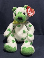 Ty Beanie Baby Clover Bear - MWMT 2001 Irish Y70