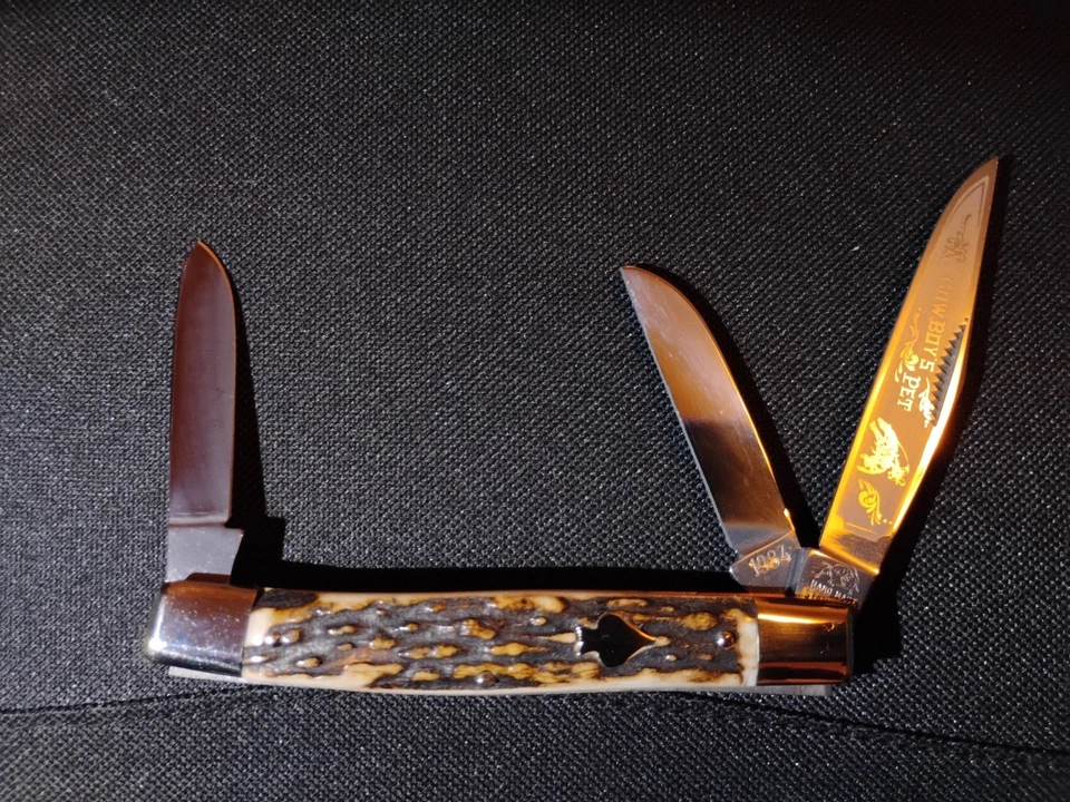 1984 BULLDOG BRAND SOLINGEN GERMANY STOCKMAN COWBOY'S PET - Image 2 of 4