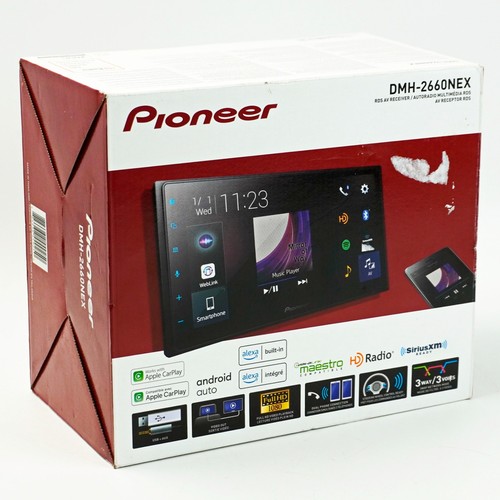 Pioneer DMH-2660NEX 6.8" Touchscreen 2-DIN Bluetooth Digital Media Receiver -N