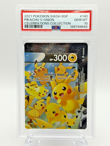 Pikachu V-UNION graded PSA 10 for sale on eBay