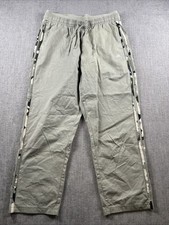 Adidas Originals Camo Three Striped Pants Women s M Green Jogging Gym Casual