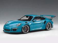 AUTOart 1:18 Porsche 911 (991) GT3 RS 78167 Miami Blue/Dark Gray Wheels NEW