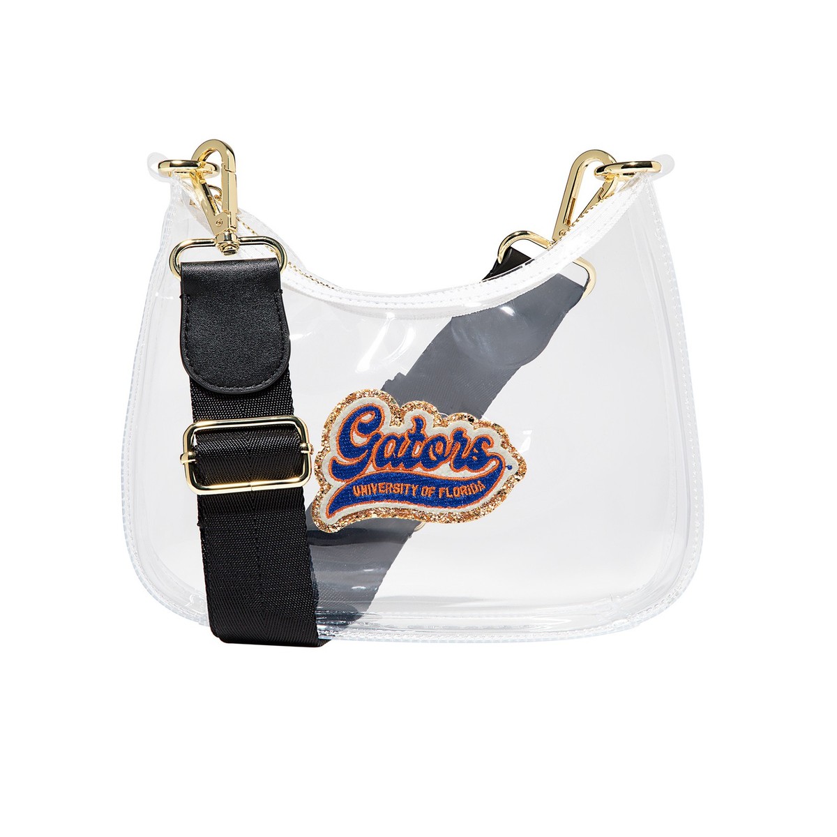 Stoney Clover Lane Florida Gators Clear Curved Crossbody