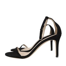 Claudie Pierlot Damen Schuhe Sandalen Gr. 40 Schwarz Leder Sommer Sandaletten