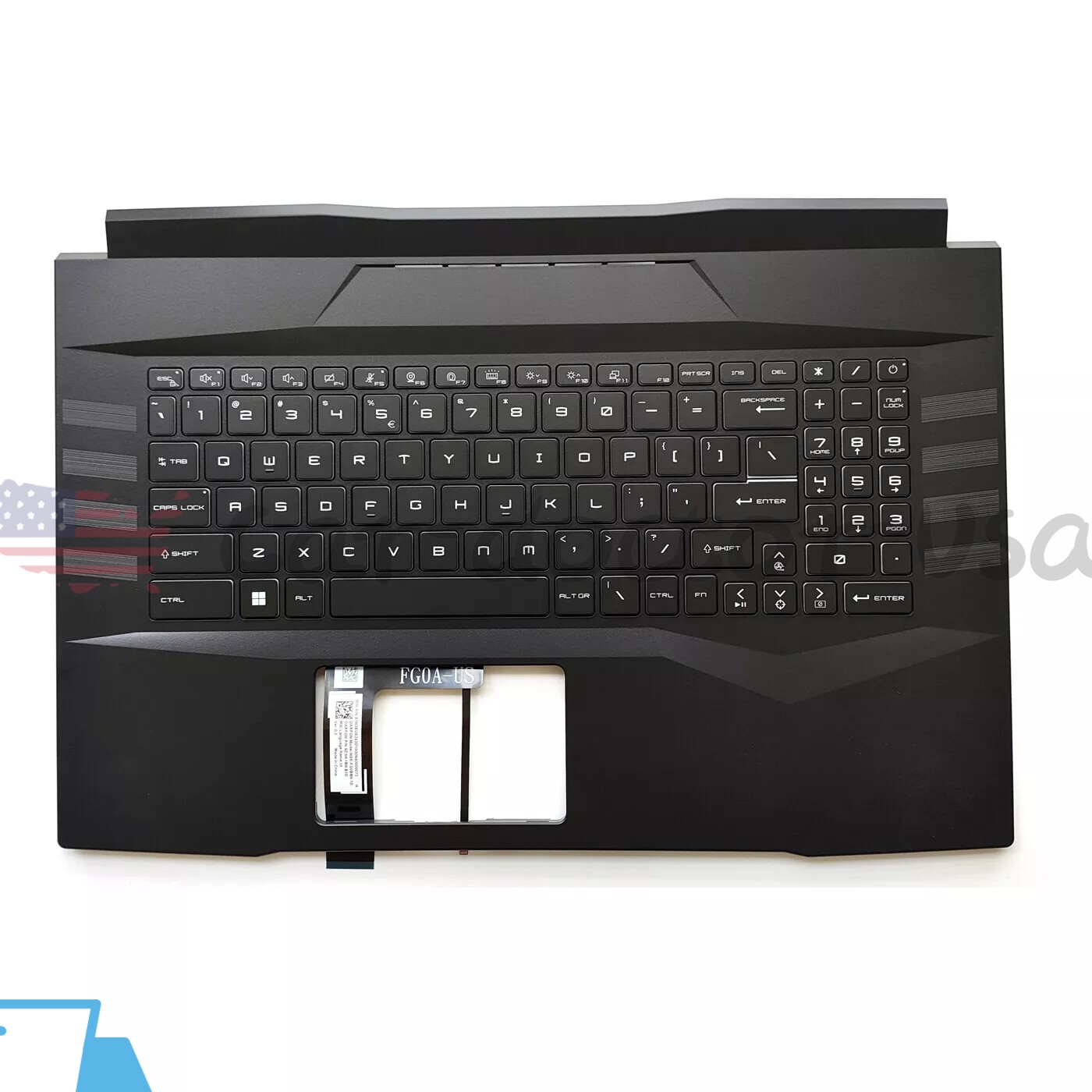 New For MSI Pulse GL76 11UDK SCK MS-17L1 Palmrest Upper Cove