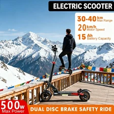 70-Mile Range Adult E-Scooter: 28mph,Dual Safety Features for a Relaxing Commute