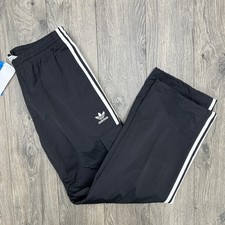 Adidas Cargo Pants Size Large Mens Black Originals Adicolor Classics 3 Stripes