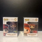 Funko Pop Harry Potter Ron Weasley #120 121 LE 2020 SDCC NYCC Con stickers lot