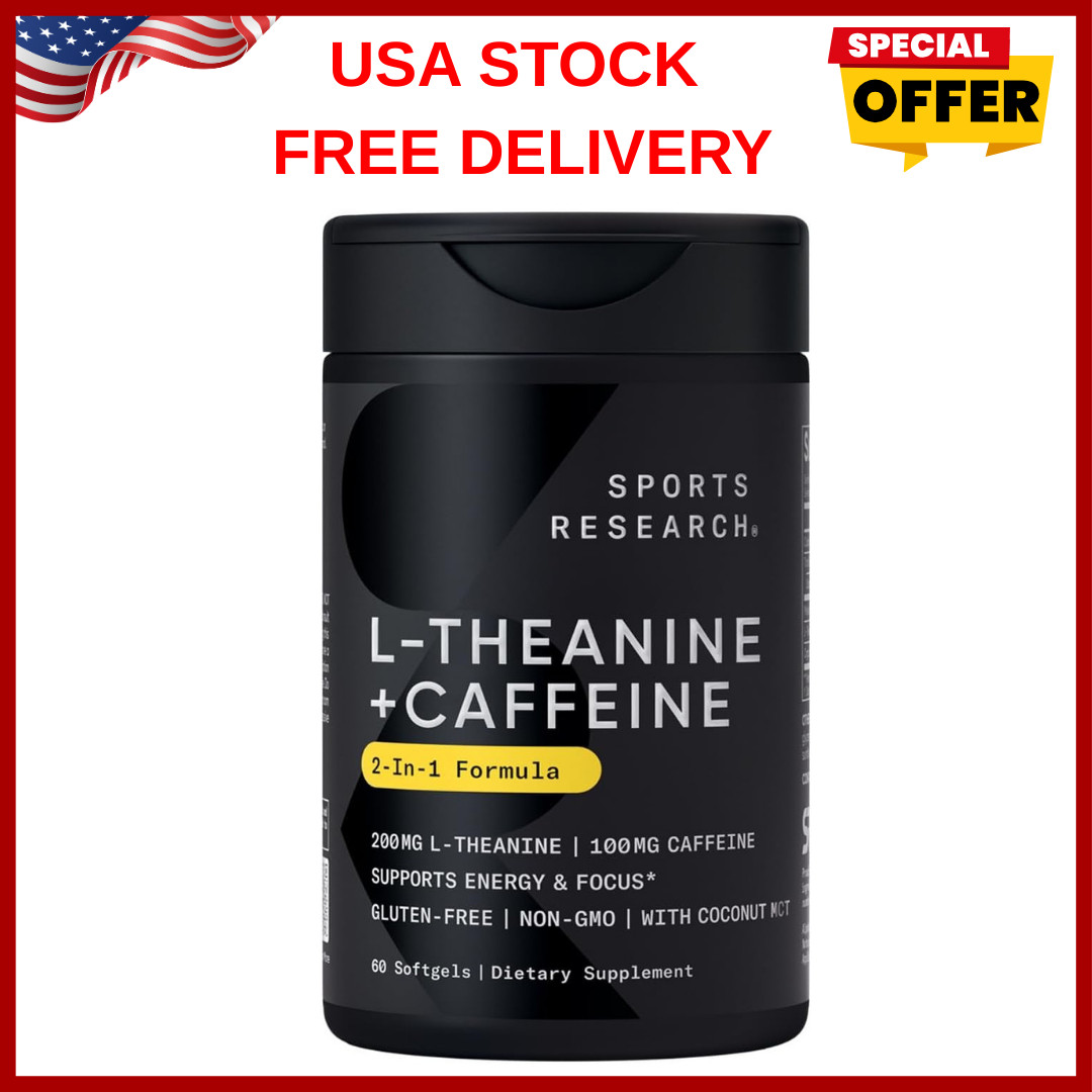 L-teanina + cafeína y MCT de coco - Energía concentrada, alerta y relajación